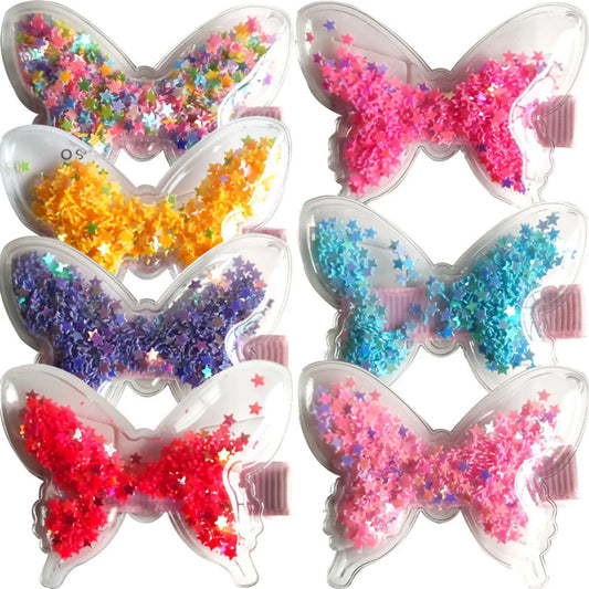 Cute Butterfly Ribbon Hair Clip