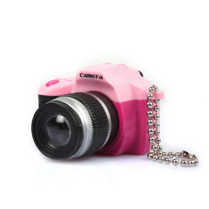 Cute Camera Plastic Unisex Bag Pendant Keychain