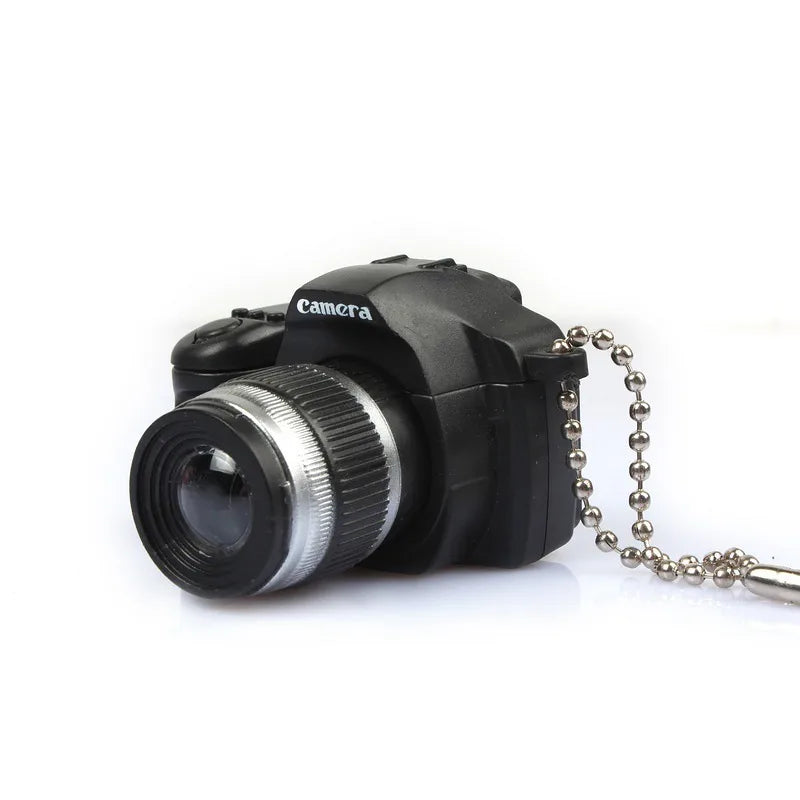 Cute Camera Plastic Unisex Bag Pendant Keychain