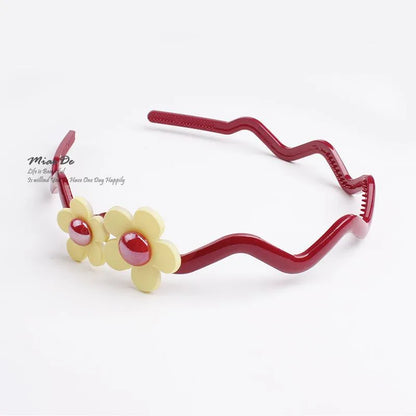 Cute Candy-Colored Acrylic Headband Nhof147154