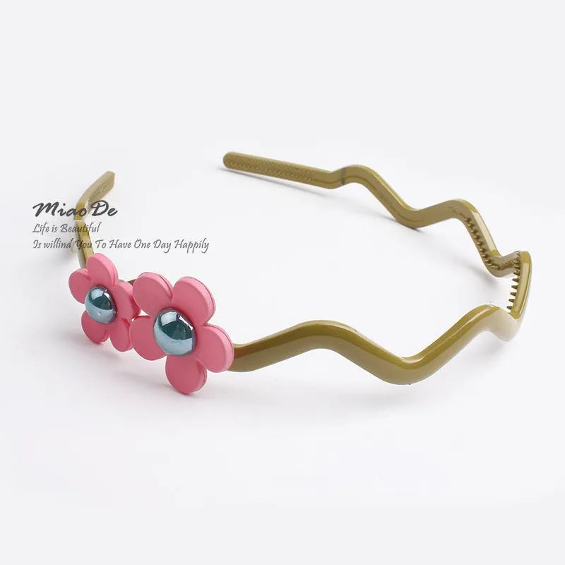 Cute Candy-Colored Acrylic Headband Nhof147154