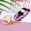 Cute Car Alloy Plating Inlay Rhinestones Unisex Keychain 1 Piece