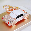 Cute Car Alloy Plating Inlay Rhinestones Unisex Keychain 1 Piece