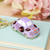 Cute Car Alloy Plating Inlay Rhinestones Unisex Keychain 1 Piece