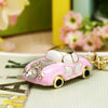 Cute Car Alloy Plating Inlay Rhinestones Unisex Keychain 1 Piece