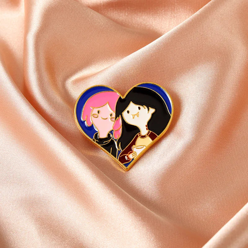 Cute Cartoon Alloy Plating Unisex Brooches