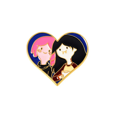 Cute Cartoon Alloy Plating Unisex Brooches