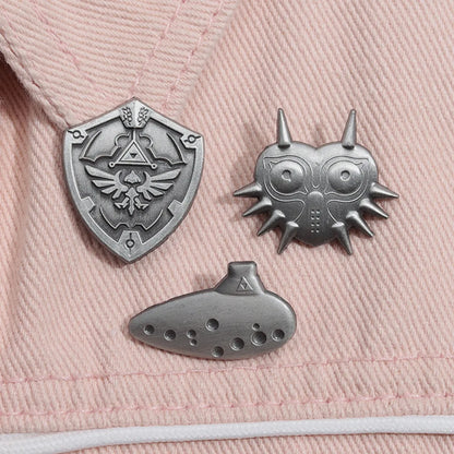 Cute Cartoon Alloy Plating Unisex Brooches