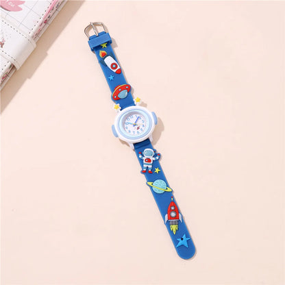 Cute Cartoon Buckle Quartz Kids Watches