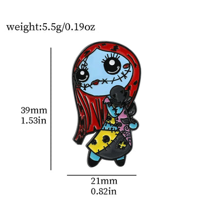 Cute Cartoon Character Alloy Enamel Unisex Brooches