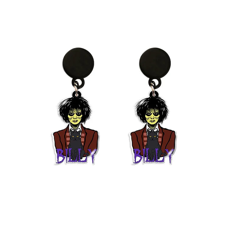 Cute Cartoon Character Arylic Women'S Earrings 1 Pair