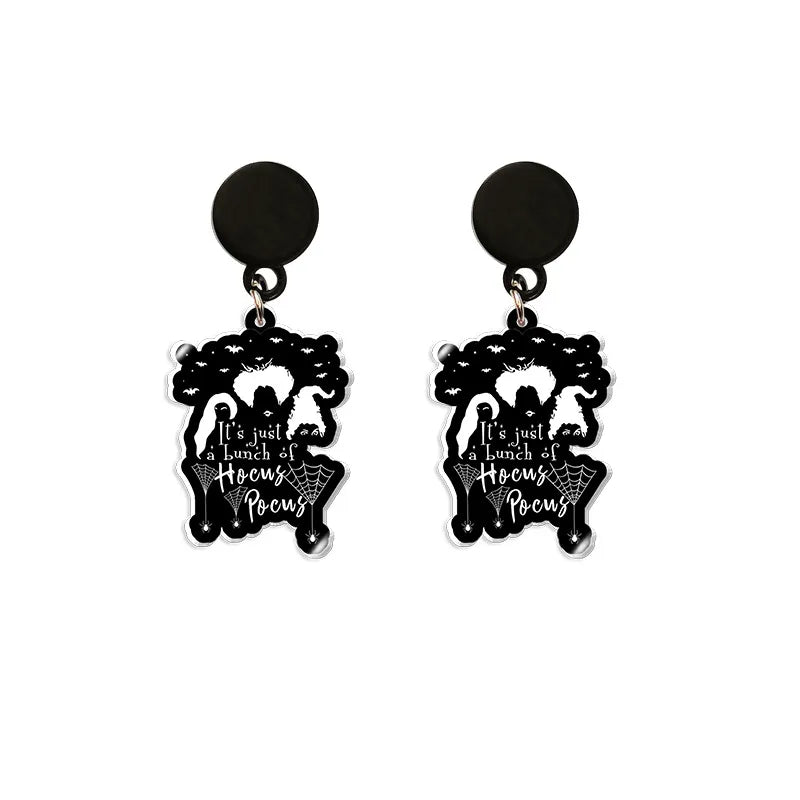 Cute Cartoon Character Arylic Women'S Earrings 1 Pair