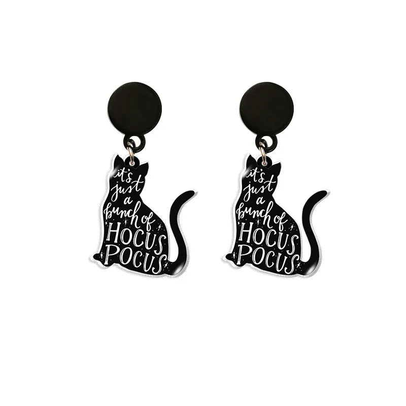 Cute Cartoon Character Arylic Women'S Earrings 1 Pair