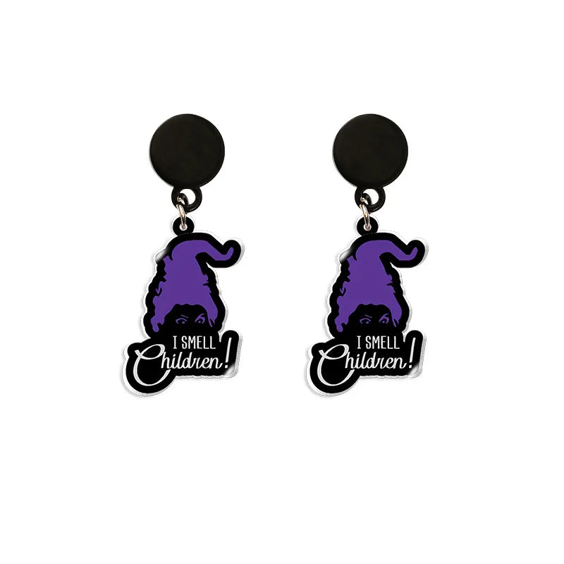 Cute Cartoon Character Arylic Women'S Earrings 1 Pair