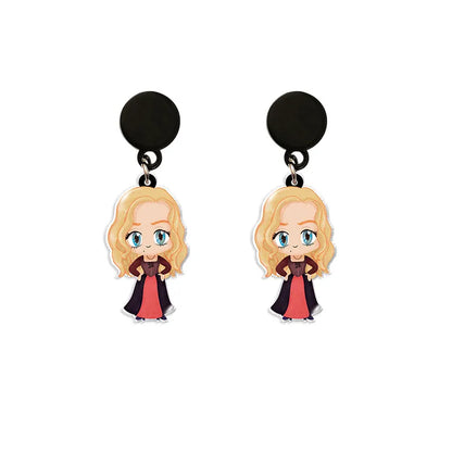 Cute Cartoon Character Arylic Women'S Earrings 1 Pair