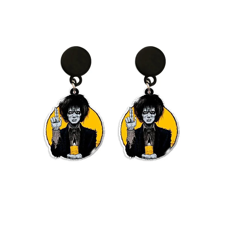 Cute Cartoon Character Arylic Women'S Earrings 1 Pair