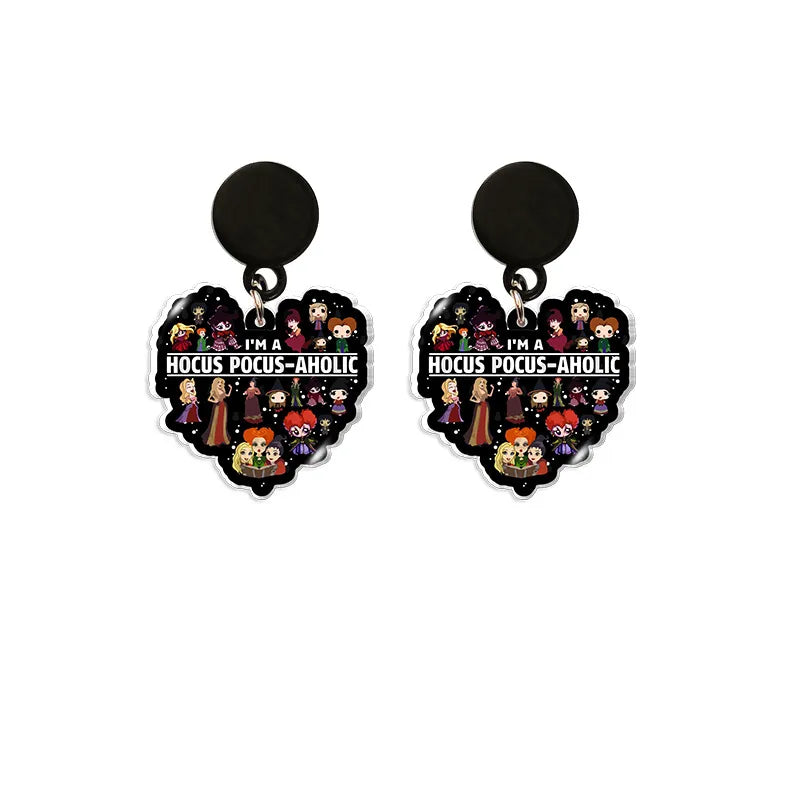 Cute Cartoon Character Arylic Women'S Earrings 1 Pair