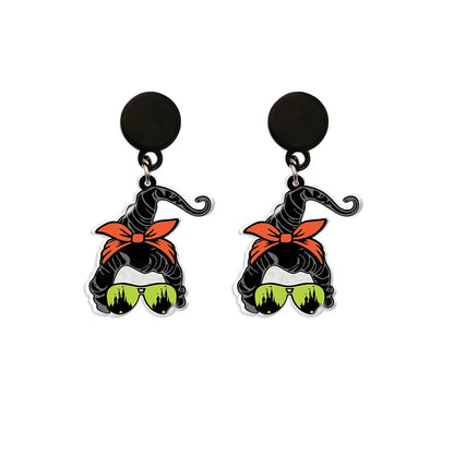 Cute Cartoon Character Arylic Women'S Earrings 1 Pair