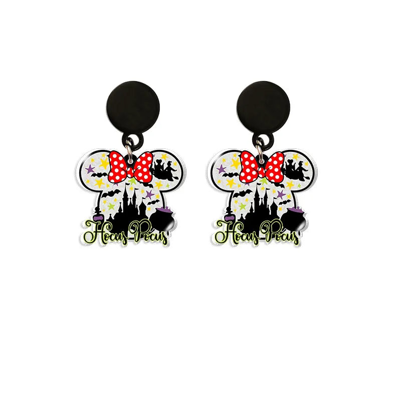 Cute Cartoon Character Arylic Women'S Earrings 1 Pair