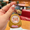 Cute Cartoon Character Bear Cat Pvc Plastic Women'S Keychain