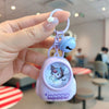 Cute Cartoon Character Bear Cat Pvc Plastic Women'S Keychain