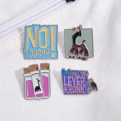 Cute Cartoon Character Letter Alloy Plating Unisex Brooches