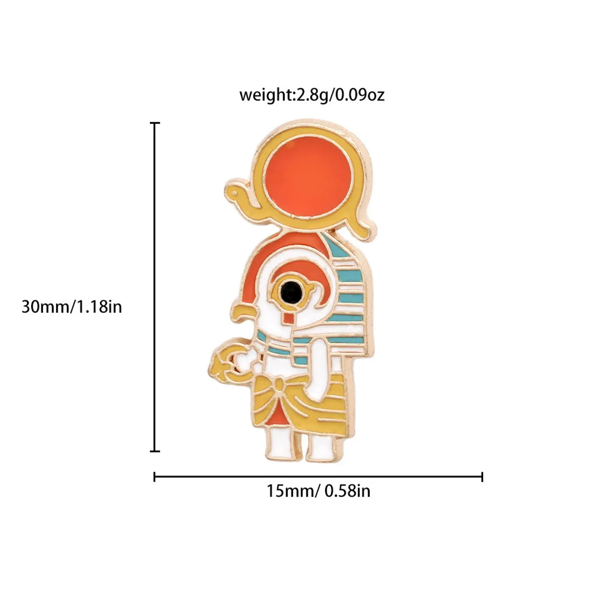 Cute Cartoon Character Metal Plating Unisex Brooches