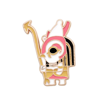 Cute Cartoon Character Metal Plating Unisex Brooches