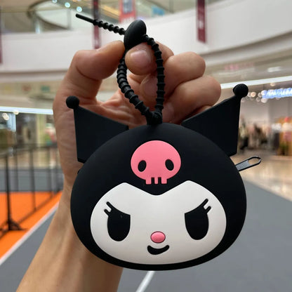 Cute Cartoon Character Silica Gel Women'S Keychain