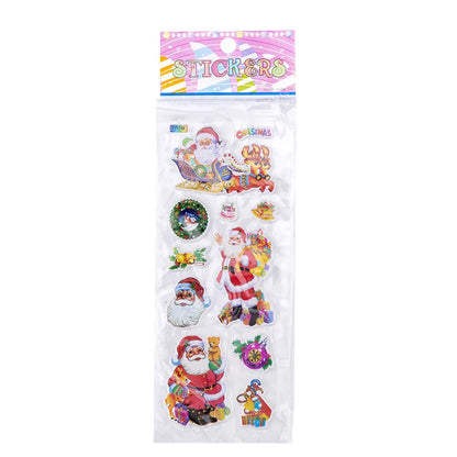 Cute Cartoon Children'S Christmas Paste Stickers Christmas Decoration