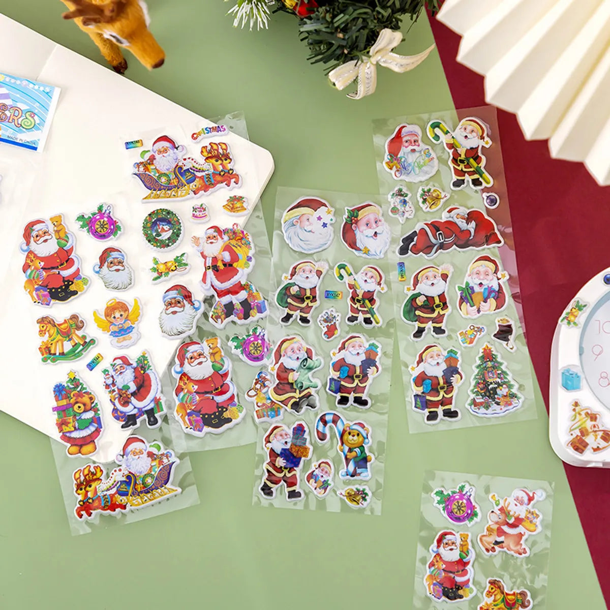 Cute Cartoon Children'S Christmas Paste Stickers Christmas Decoration