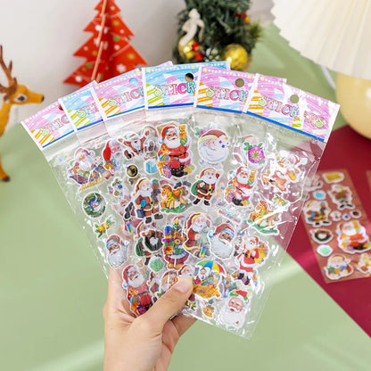 Cute Cartoon Children'S Christmas Paste Stickers Christmas Decoration