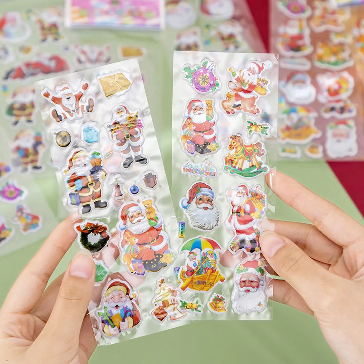 Cute Cartoon Children'S Christmas Paste Stickers Christmas Decoration