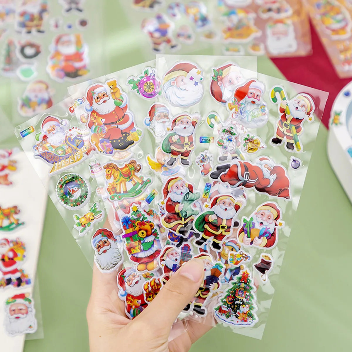 Cute Cartoon Children'S Christmas Paste Stickers Christmas Decoration