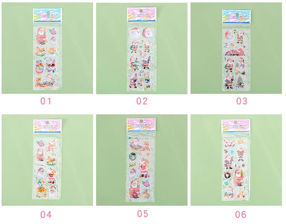 Cute Cartoon Children'S Christmas Paste Stickers Christmas Decoration