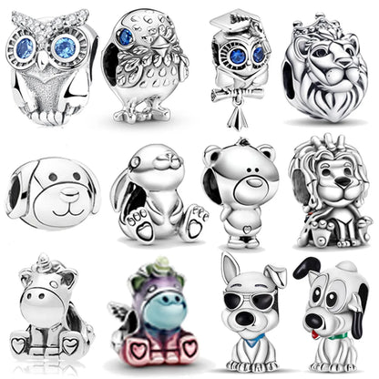 Cute Cartoon Copper Plating Silver Plated Jewelry Accessories