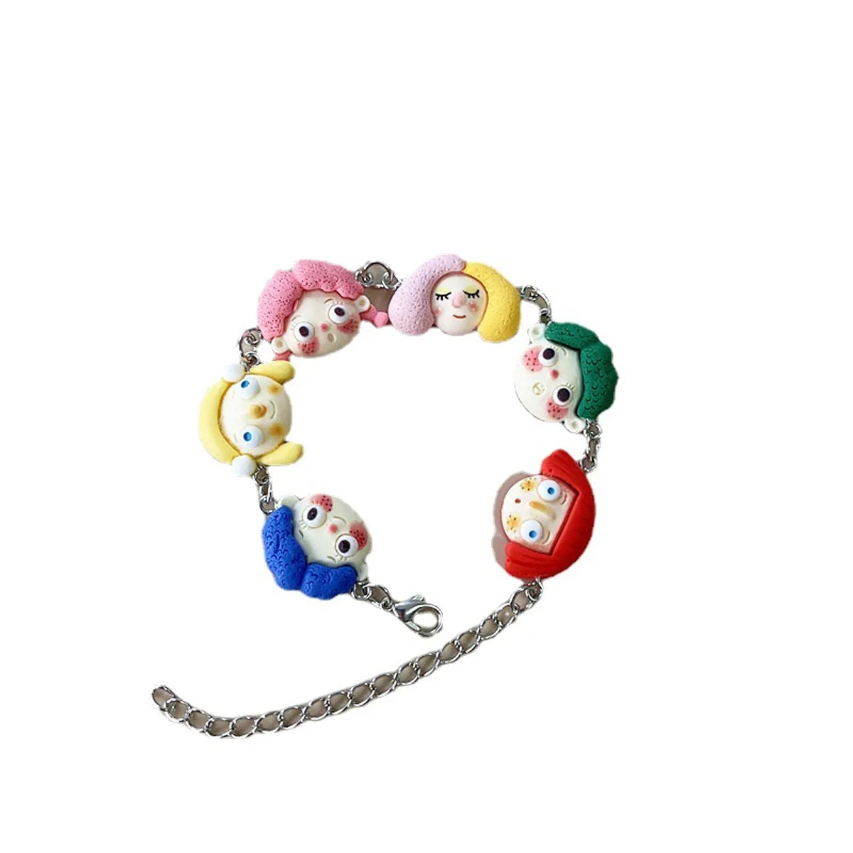 Cute Cartoon Doll Resin Wholesale Bracelets