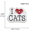 Cute Cartoon I Love You Text Brooch Bag Clothes Decoration Pin Badge