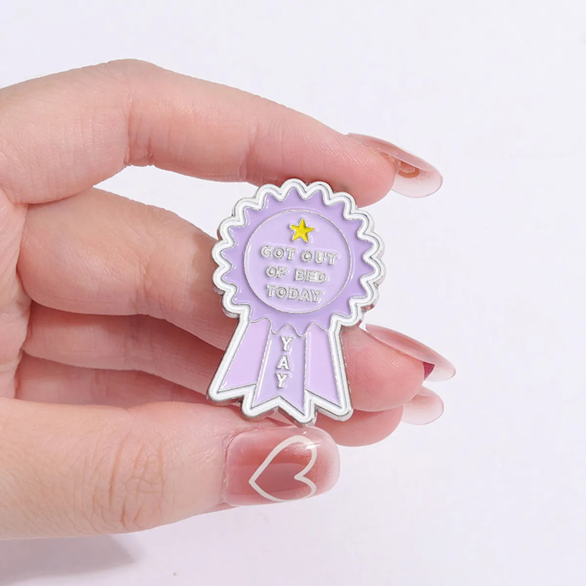 Cute Cartoon Letter Alloy Plating Unisex Brooches