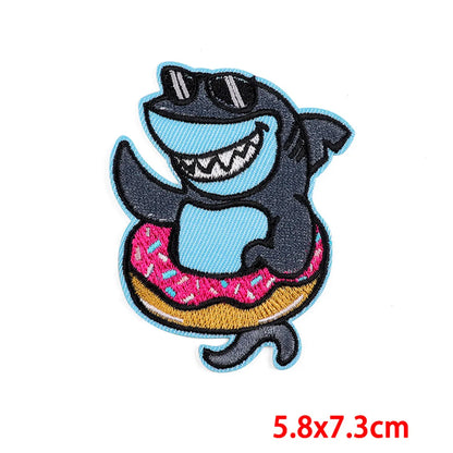 Cute Cartoon Letter Cat Cloth Cloth Sticker