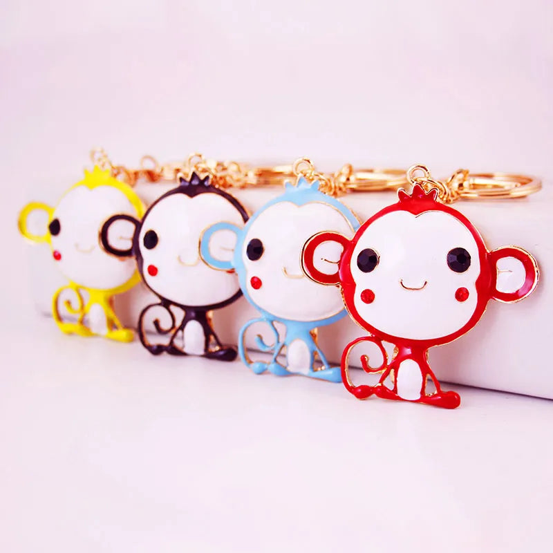 Cute Cartoon Little Monkey Keychain