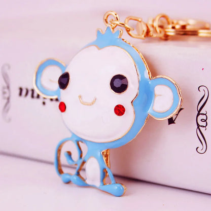 Cute Cartoon Little Monkey Keychain