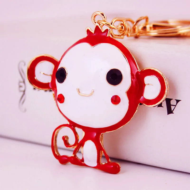 Cute Cartoon Little Monkey Keychain