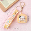 Cute Cartoon Plastic Unisex Bag Pendant Keychain