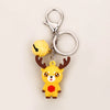 Cute Cartoon Plastic Unisex Bag Pendant Keychain