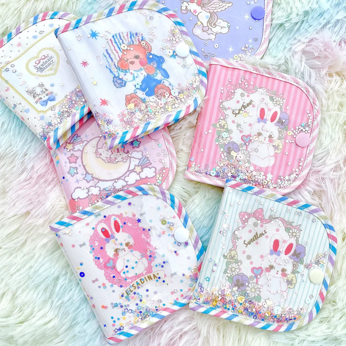 Cute Cartoon Polyester Storage Bag Makeup Bags