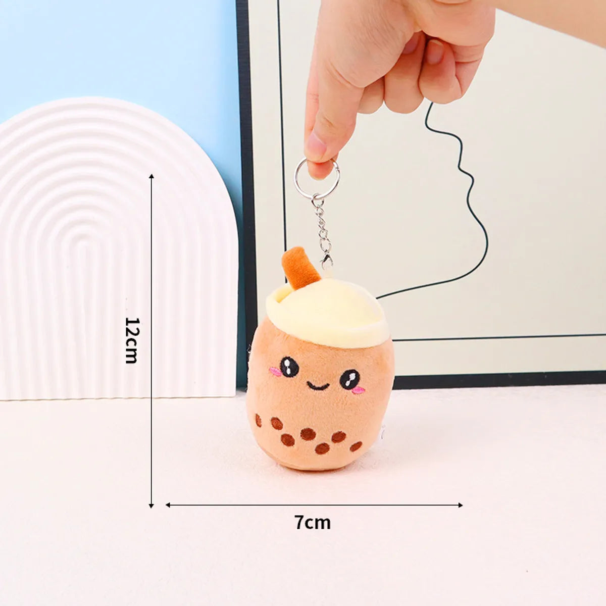 Cute Cartoon Pp Cotton Bag Pendant Keychain