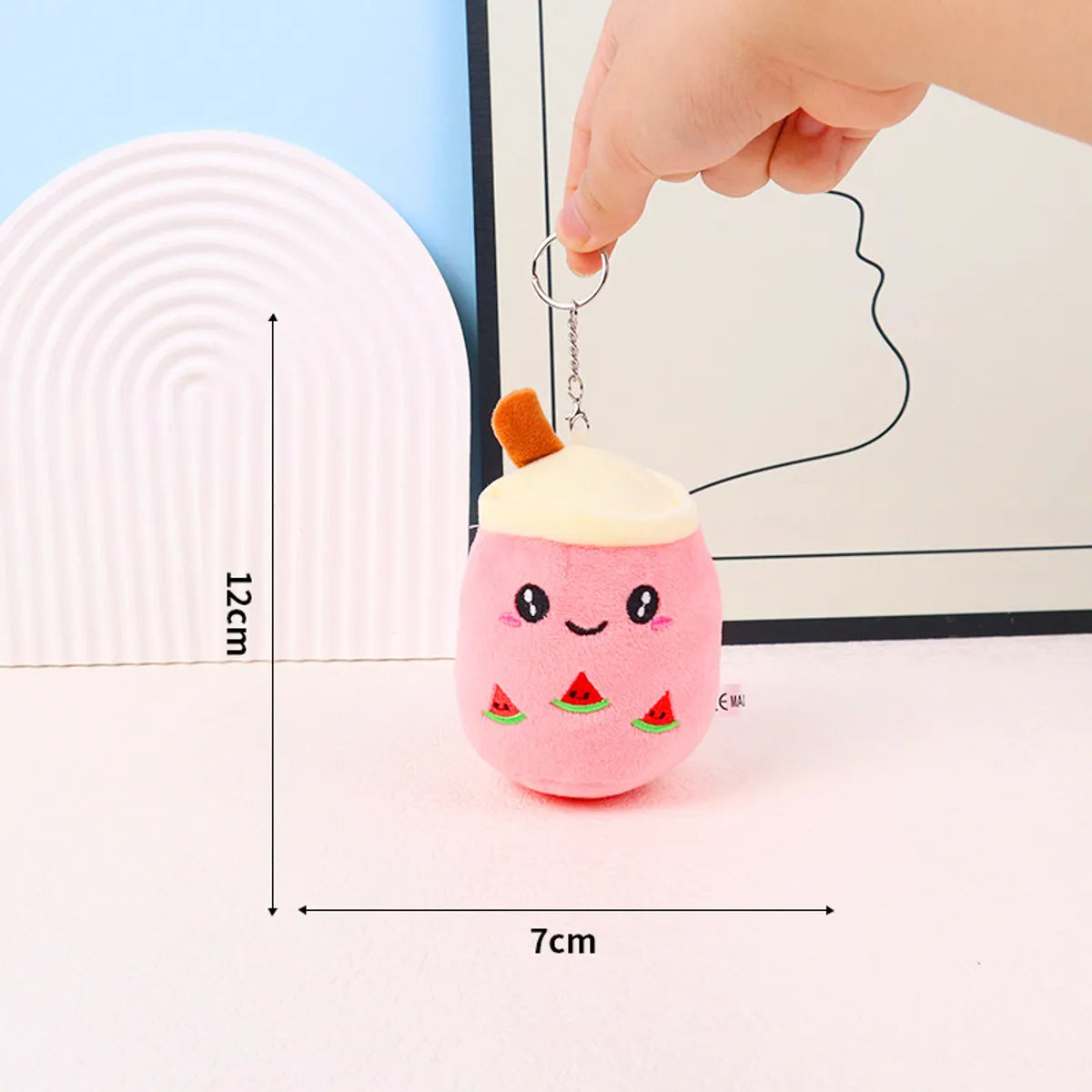 Cute Cartoon Pp Cotton Bag Pendant Keychain