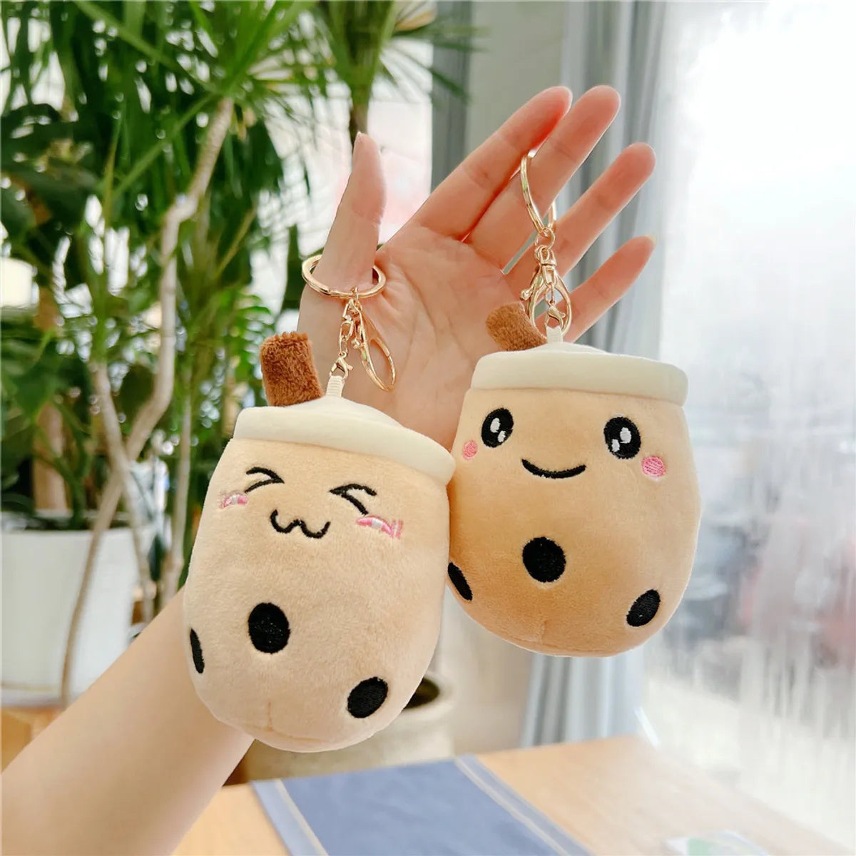 Cute Cartoon Pp Cotton Women'S Bag Pendant Keychain