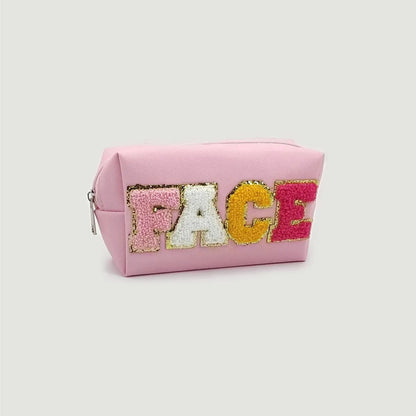 Cute Cartoon Pu Leather Square Makeup Bags